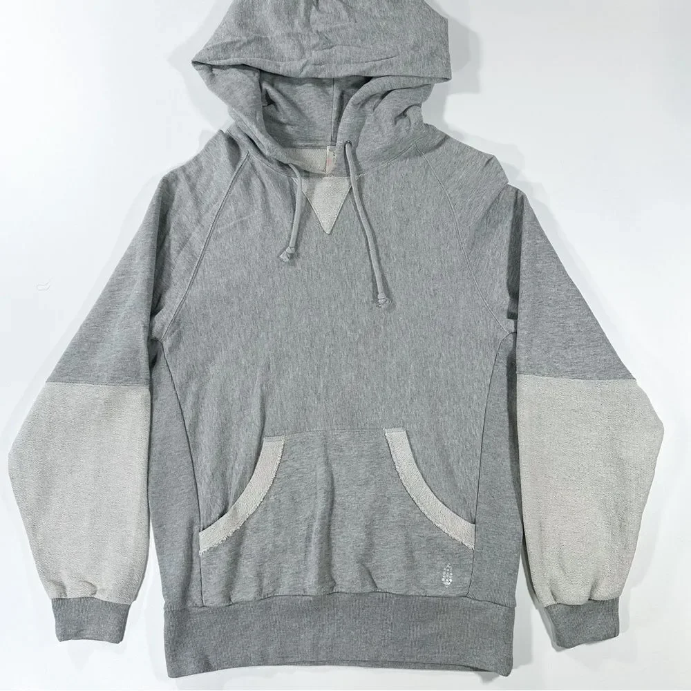 Free People Movement Womens XS Hawking Hoodie Gray Oversized Pullover Sweatshirt